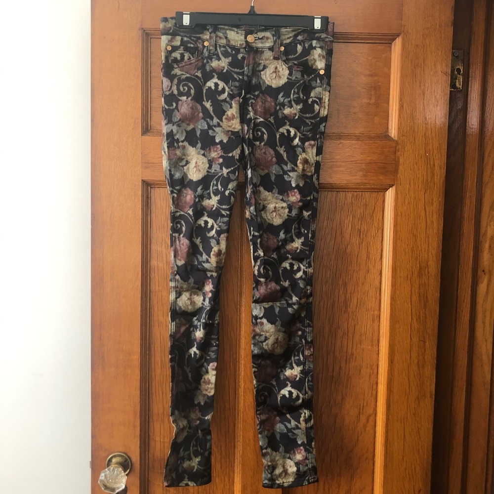 7 for all mankind Floral Dressy Jeggings